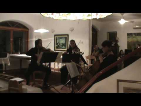 Israeli String Instrument Quartet plyaing Schubert...