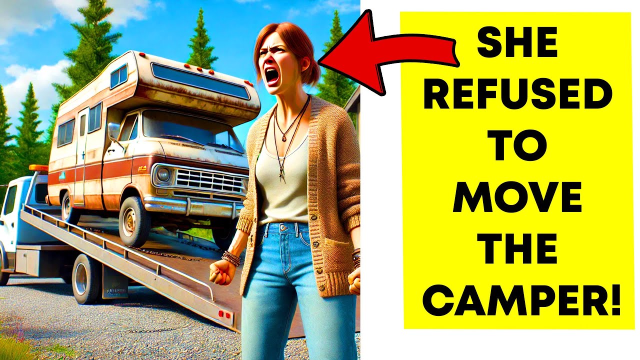 Karen Refuses to Move Her Camper From My Driveway, Gets Towed and Sues ...
