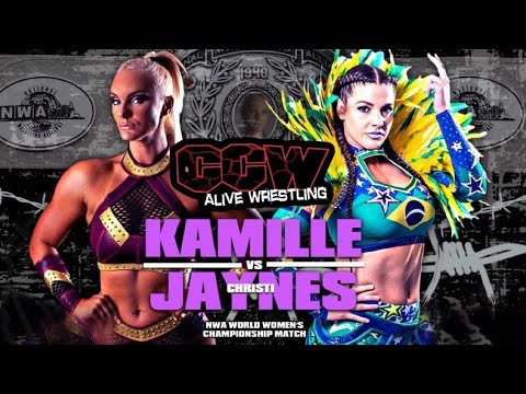 CCW Alive Wrestling: Episode 1.64 "NWA Brazil" feat. NWA Champ Kamille, Christi Jaynes, Ariel Levy.