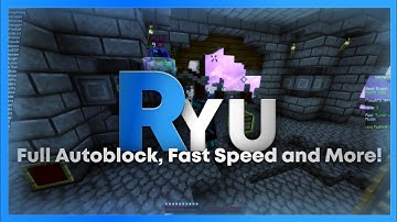 Ryu is The BEST Hypixel Client! Full Autoblock , Fast Speed , Infinite Scaffold and MORE!