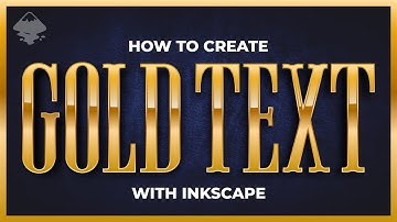Create Gold Text with Inkscape