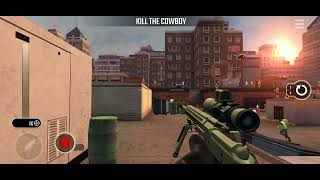Pure Sniper Z33 Mission 16 Rooftop Raceway Kill The Cowboy screenshot 5