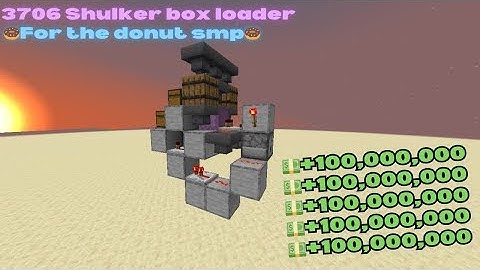 How to build 3706 Shulker loader for the DONUT SMP