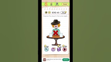 Brain Test Level 421 walkthrough Solution Expose the crowns trick once again.