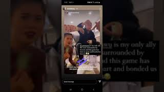 Nicole Kangs Instagram Story October 17, 2021 Feat. Ross Butler