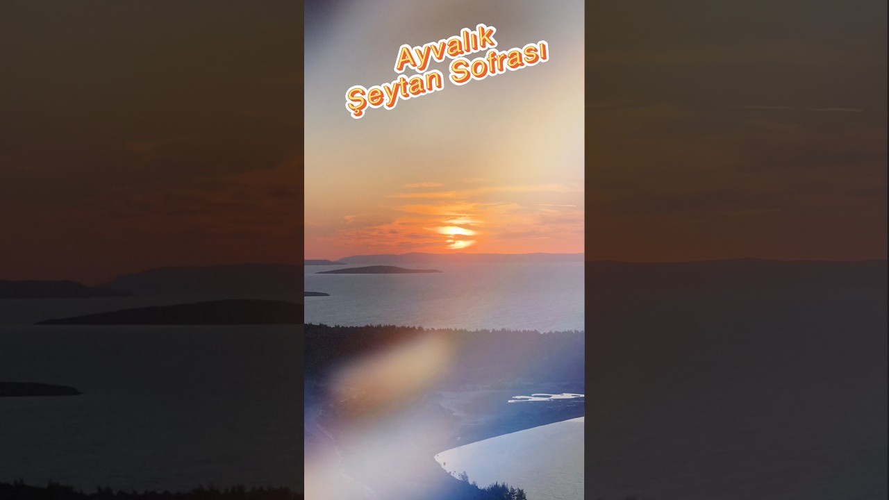 Şeytan Sofrası'nda Muazzam Gün Batımı! (Time-lapse) 🦅 #ayvalık