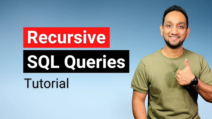 Recursive SQL Queries Tutorial | Learn to write SQL Queries using Recursion