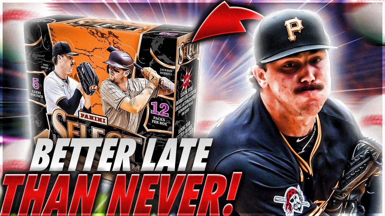 LATE TO THE GAME!!! | 2024 Panini Select Baseball Hobby Box Review 