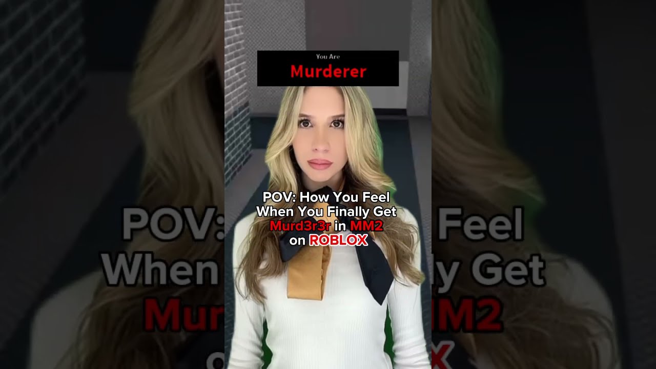 POV How You Feel When Finally Get MURDERER In MM2 On ROBLOX