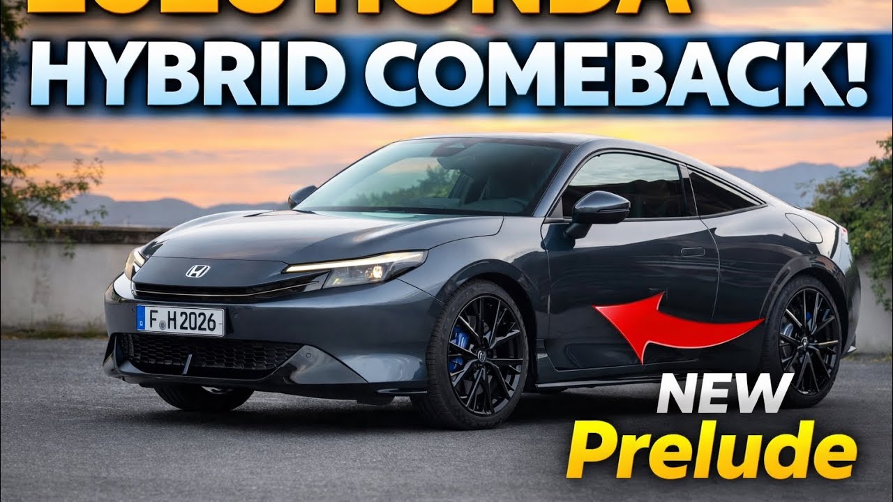 Honda’s all-new Prelude e:HEV sports coupe - FIRST Look 