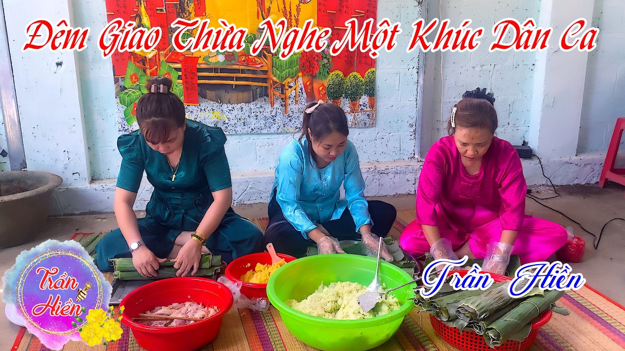 Đêm Giao Thừa Nghe Một Khúc Dân Ca - Trần Hiền Cover - Hát nữa đi em bài hát dân ca câu dân ca...