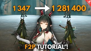 F2P- P0 Zhuang Fangyi 1.2M Nuke Tutorial Arknights Endfield