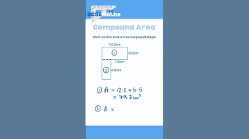 Area of Compound Shapes #gcsemaths #maths #area #geometry #algebra #passmaths #revision #foundation