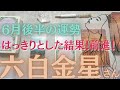 【占い】2024年6月後半の六白金星さんの運勢【ハッキリとした結果！前進あるのみ！開運日は6月22日満月】