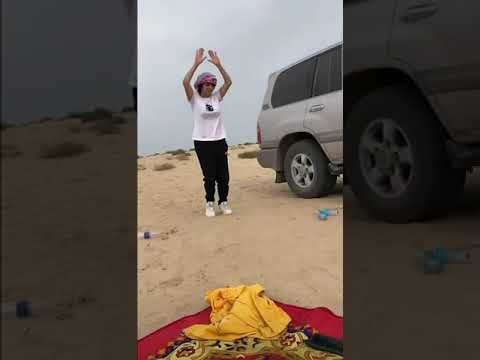  رهف القحطاني في البر وابوها يصورها