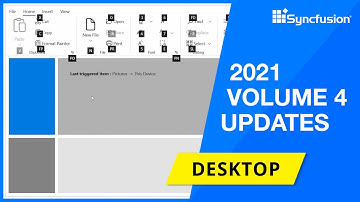 Syncfusion Desktop Updates—2021 Volume 4