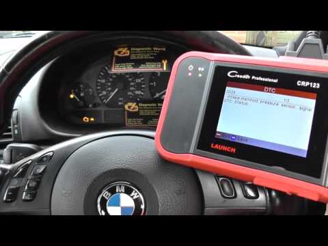 BMW EML Light On Fault Codes Found Launch CRP123