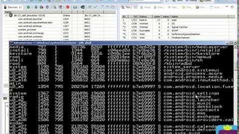android processes threads