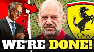 Ferrari's BOSS Drops MASSIVE BOMBSHELL on Adrian Newey's SITUATION with SHOCKING STATEMENT! | F1