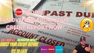 REMOVE This Account NOW To Boost Your Credit Score | Credit Repair | Closed Account