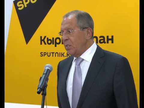С.Лавров выступил на церемонии открытия офиса «Sputnik Кыргызстан»