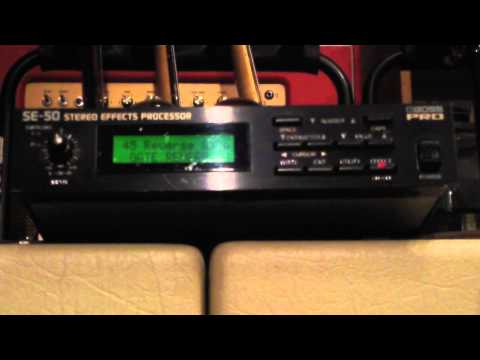 Boss SE 50 - a few presets with electric guitar