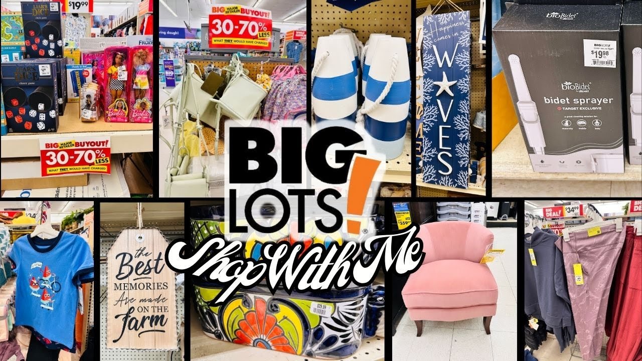 Big Lots Shop With Me 2023 🌟Big Lots Big Buy Out Deals Up To 70% Off ...