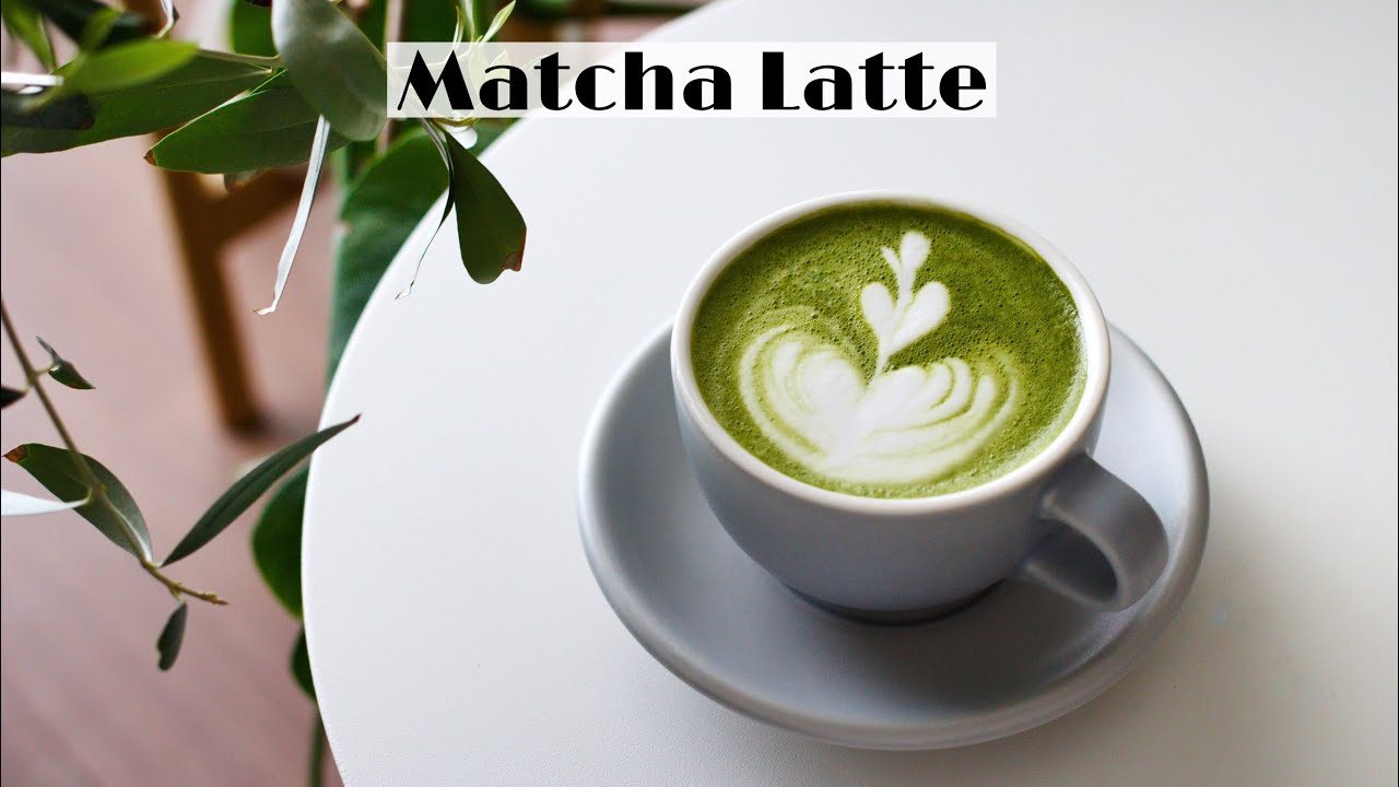 Matcha Latte Art Practice (Vegan option)