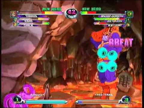 MvC2 Online (360): Brett ( ) vs Phil0pia ( ) 11 .:8.8.11:.