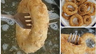 حلقات البصل المقليه بالجبنه cheese Onion Rings???