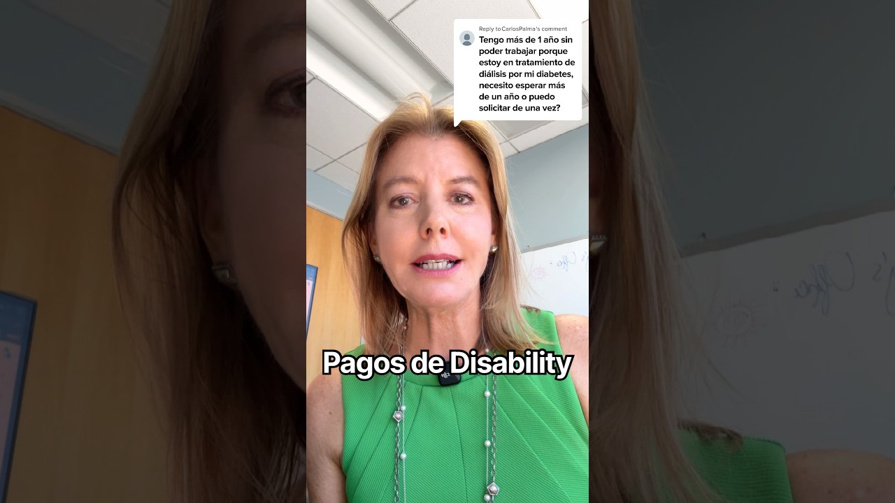 ¿Crees que tienes que esperar un año completo para solicitar Disability? No es necesario #disability