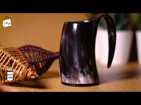 Handcrafted Viking Drinking Horn Mug |