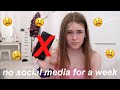 I didn't use social media for a week