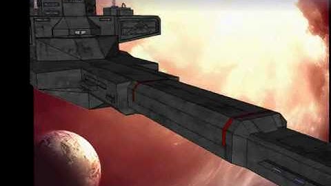 short 3D spaceship animation test