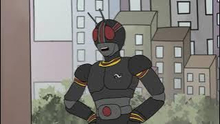 Kartun Kamen Rider Black - Ksatria Baja Hitam