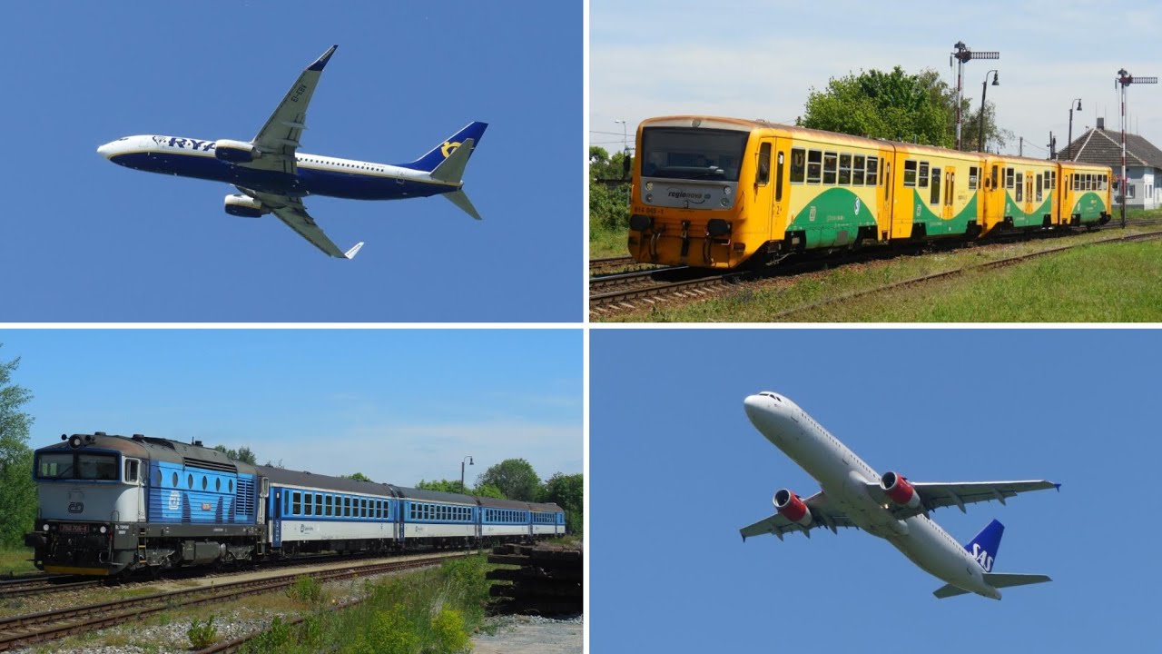 Vlaky a letadla Jeneč - 30.5.2019