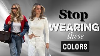 10 Colors That Make You Look WASHED OUT | What to Wear Instead ✨ This Is Why Light Colors Make You Look Washed Out