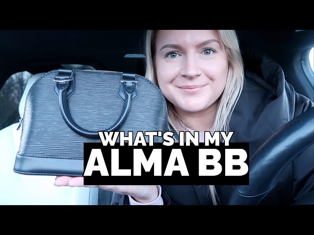 WHAT'S IN MY LOUIS VUITTON ALMA BB EPI LEATHER