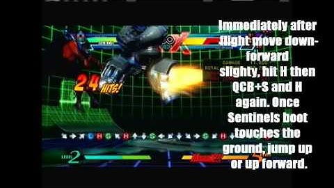 UMvC3 Sentinel Down TAC Infinite Tutorial