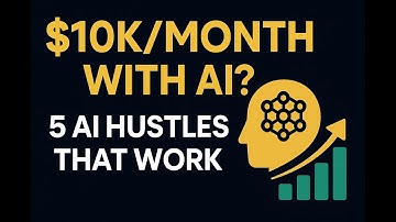 Top 5 AI Side Hustles Making $10K/Month in 2025