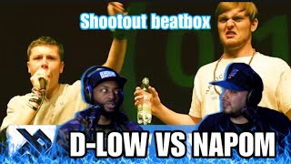 NAPOM vs D-LOW | Shootout Beatbox Battle 2017 | SEMI FINAL | NEW FUTURE FLASH REACTS