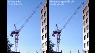 Motion Magnified Crane