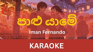 Paalu Yaame Karaoke | Iman Fernando | Without Voice | With Lyrics | Instrumental
