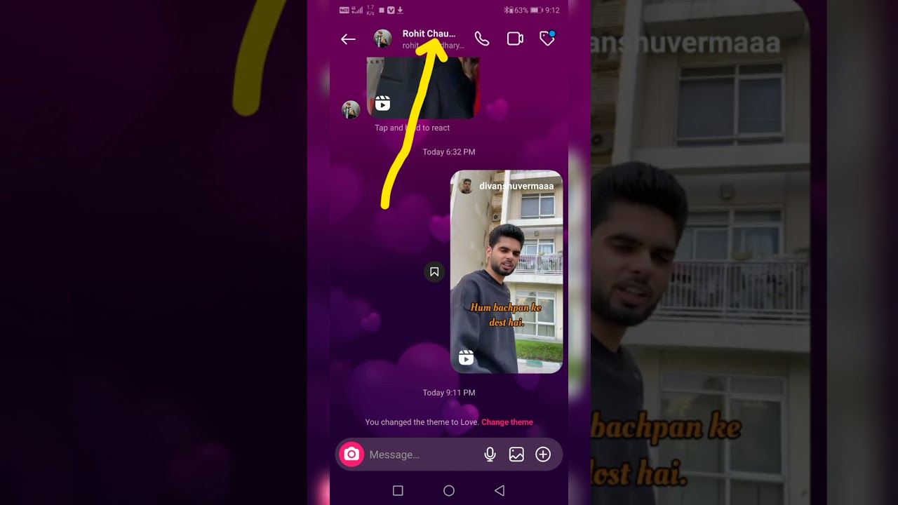 instgram theme change 