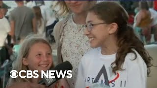 Kids on Artemis II launch: It was the coolest thing I've seen ever