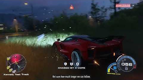Need For Speed Unbound - Level 5 MAX Heat Cop Chase Escape (Ferrari FXX-K Evo Gameplay)