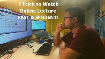 How to Watch Online Lecture Productively | Online Study Tips| 4K Video