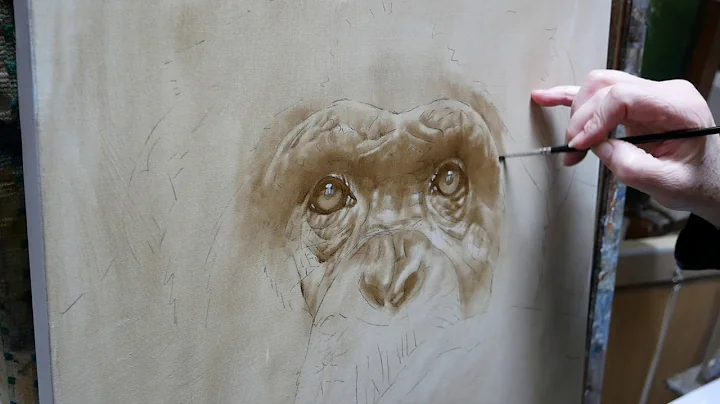 Underpainting Chimp
