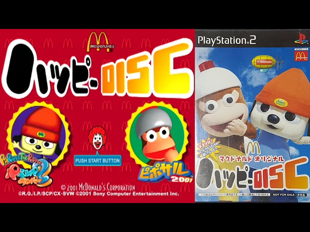 Proto:PaRappa the Rapper 2/McDonald's Original Happy Disc Demo