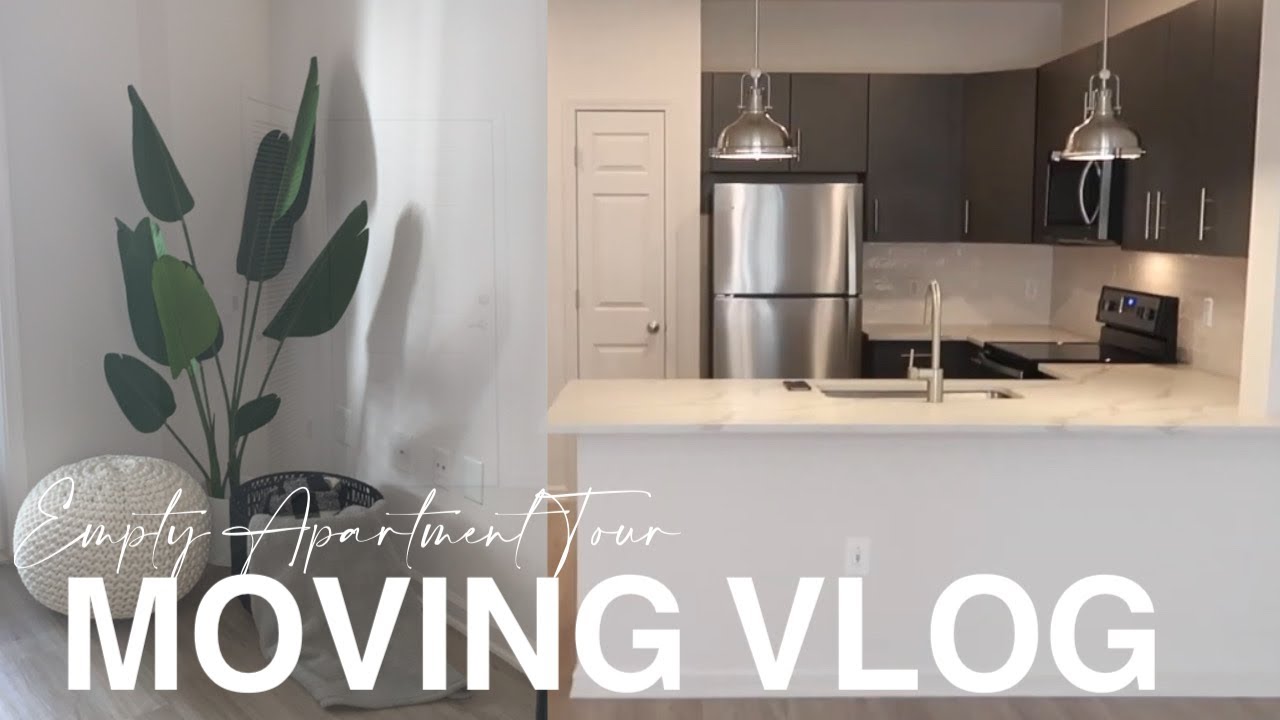 Empty Apartment Tour + Unpack With Me | VLOG - YouTube